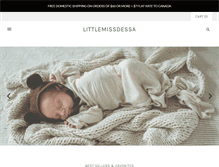 Tablet Screenshot of littlemissdessa.com